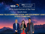 NGS VINH DỰ NHẬN GIẢI THƯỞNG “FY26 GOLD PARTNER OF THE YEAR” TỪ DELL TECHNOLOGIES TẠI SOUTH ASIA PARTNER SUMMIT 2026 
